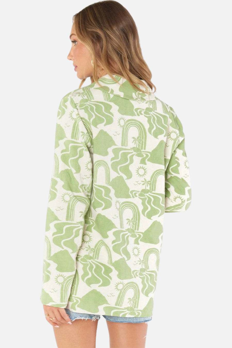 Show Me Your Mumu Hayden Blazer in Desert Sands – side view