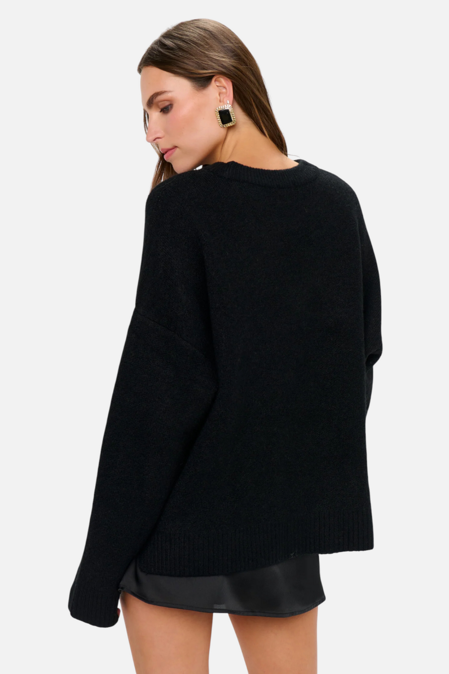 Show Me Your Mumu Settle In Sweater Dirty Martini Knit – side view