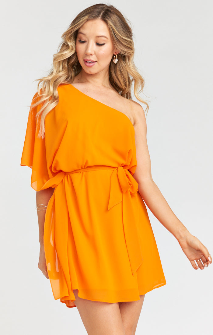 Show Me Your Mumu Trish Dress Tangerine – back view