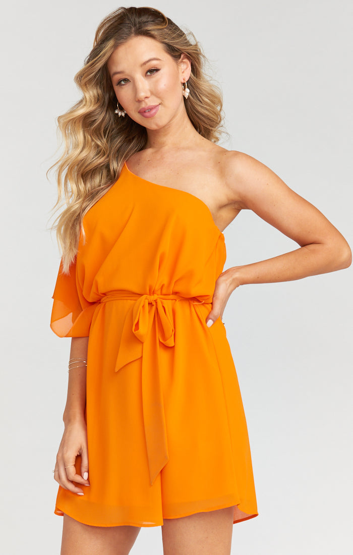 Show Me Your Mumu Trish Dress Tangerine – side view