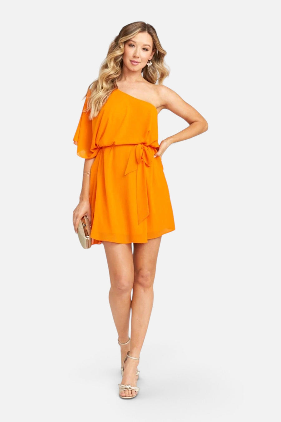 Show Me Your Mumu Trish Dress Tangerine – side view