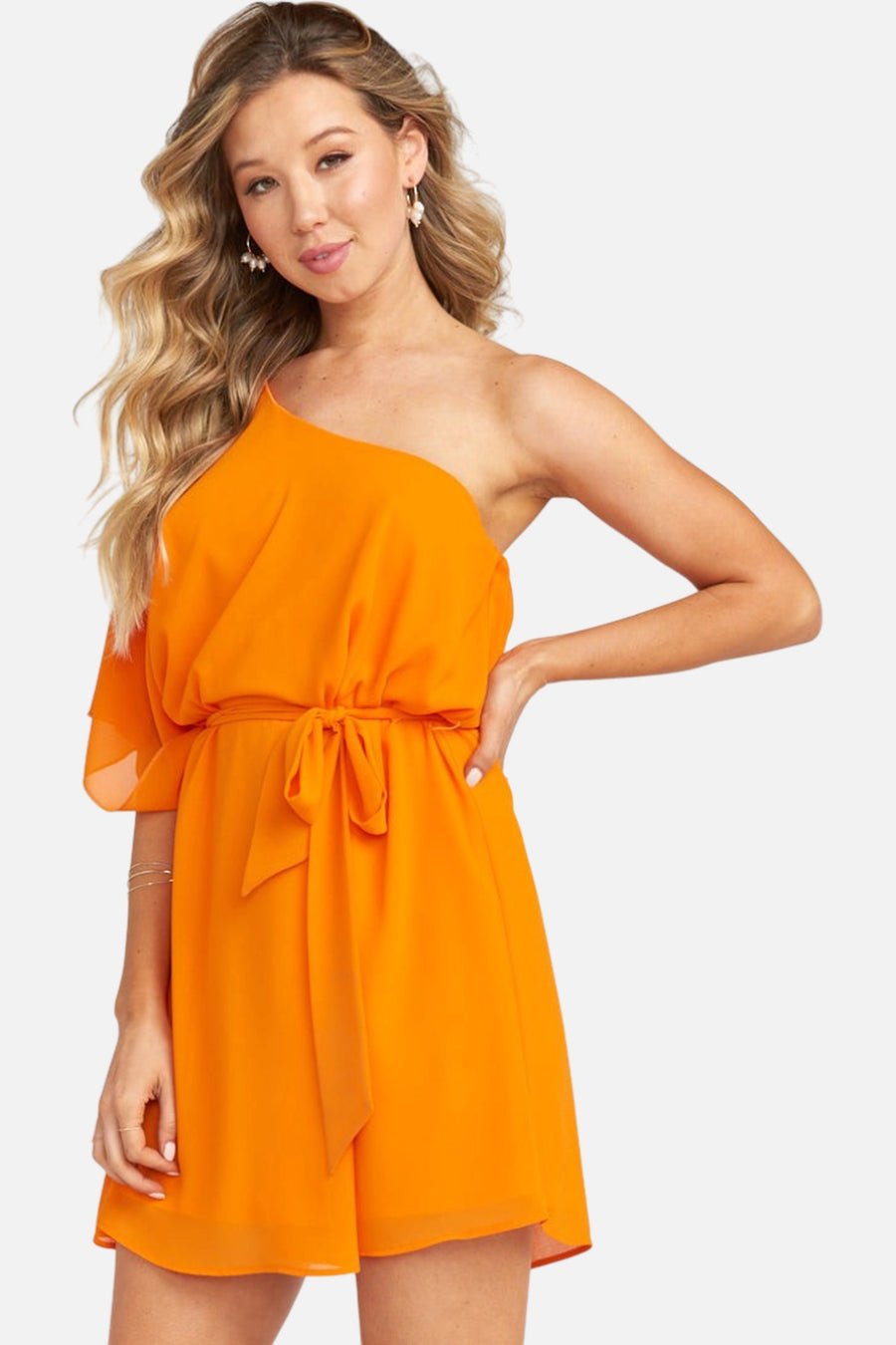 Show Me Your Mumu Trish Dress Tangerine – side view