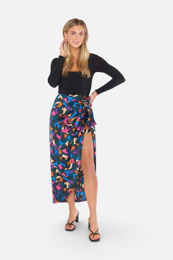 Show Me Your Mumu Wrap Me Up Skirt Mosaic Magic