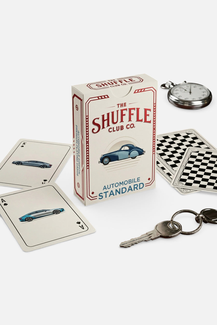 Shuffle Club Classic Cars Playing Cards – side view