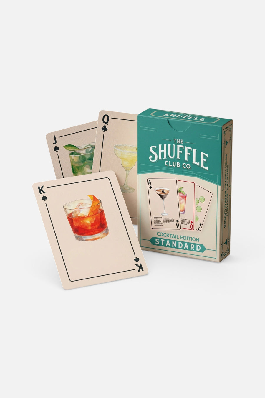 Shuffle Club Cocktail Playing Cards – back view