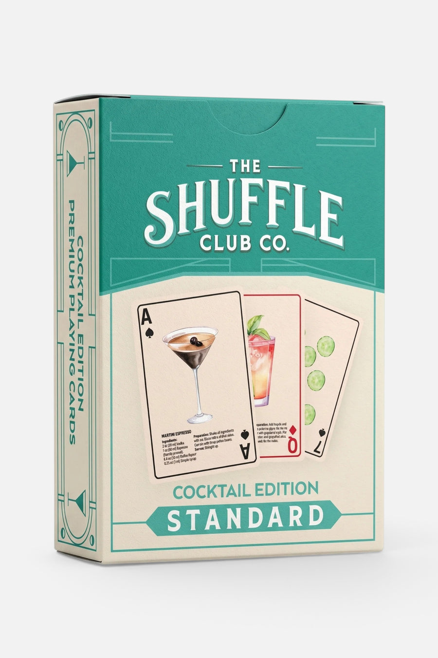 Shuffle Club Cocktail Playing Cards – front view