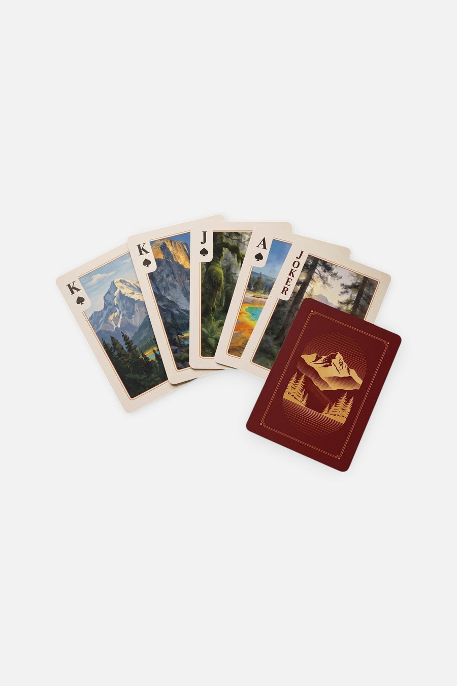 Shuffle Club National Parks Playing Cards – back view