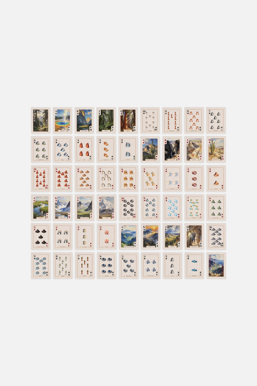 Shuffle Club National Parks Playing Cards – side view