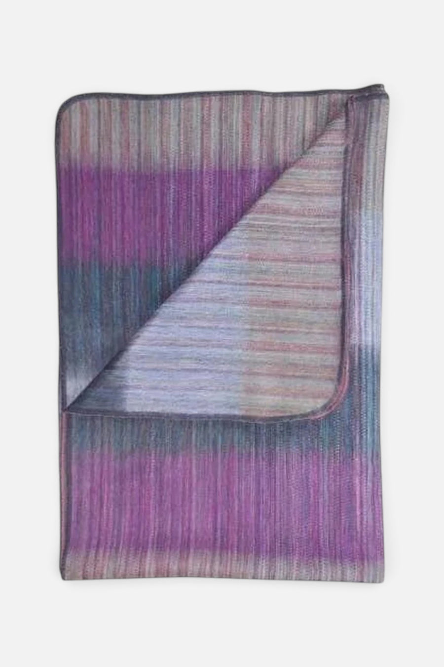 Shupaca Alpaca Throw Blanket In Patchwork – front view