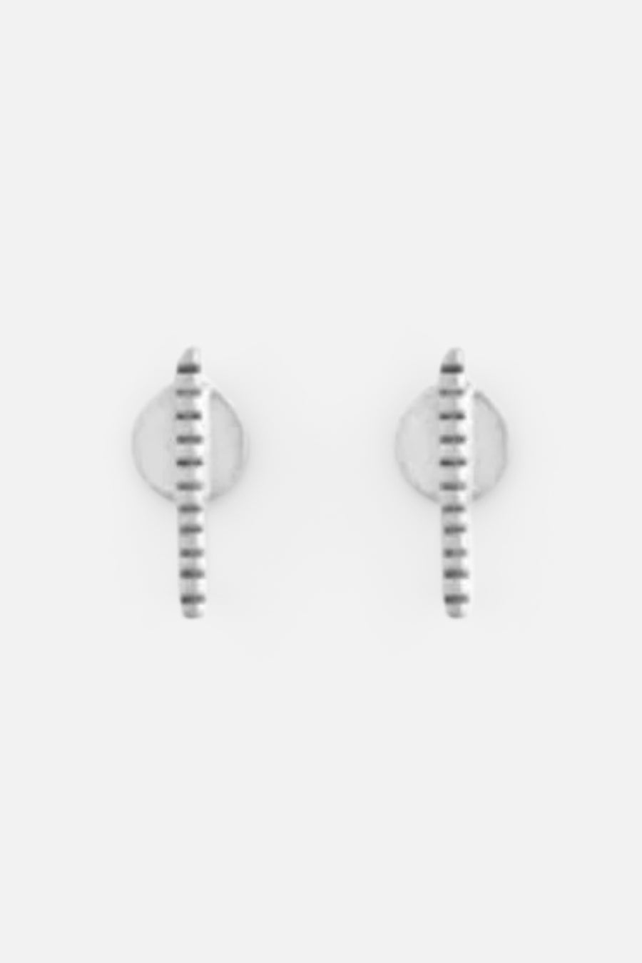 Sierra Winters Orbit Earrings In Sterling Silver – front view