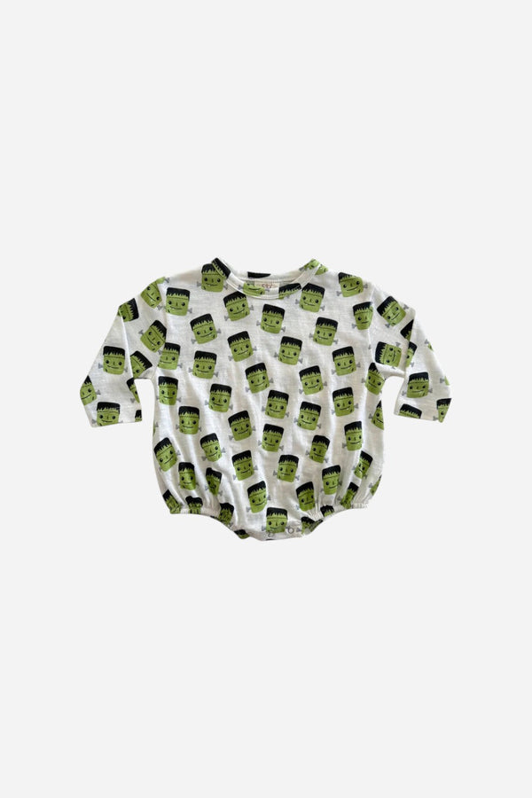 SIIX Collection Halloween Monster / Organic Long Sleeve T-Shirt Bubble
