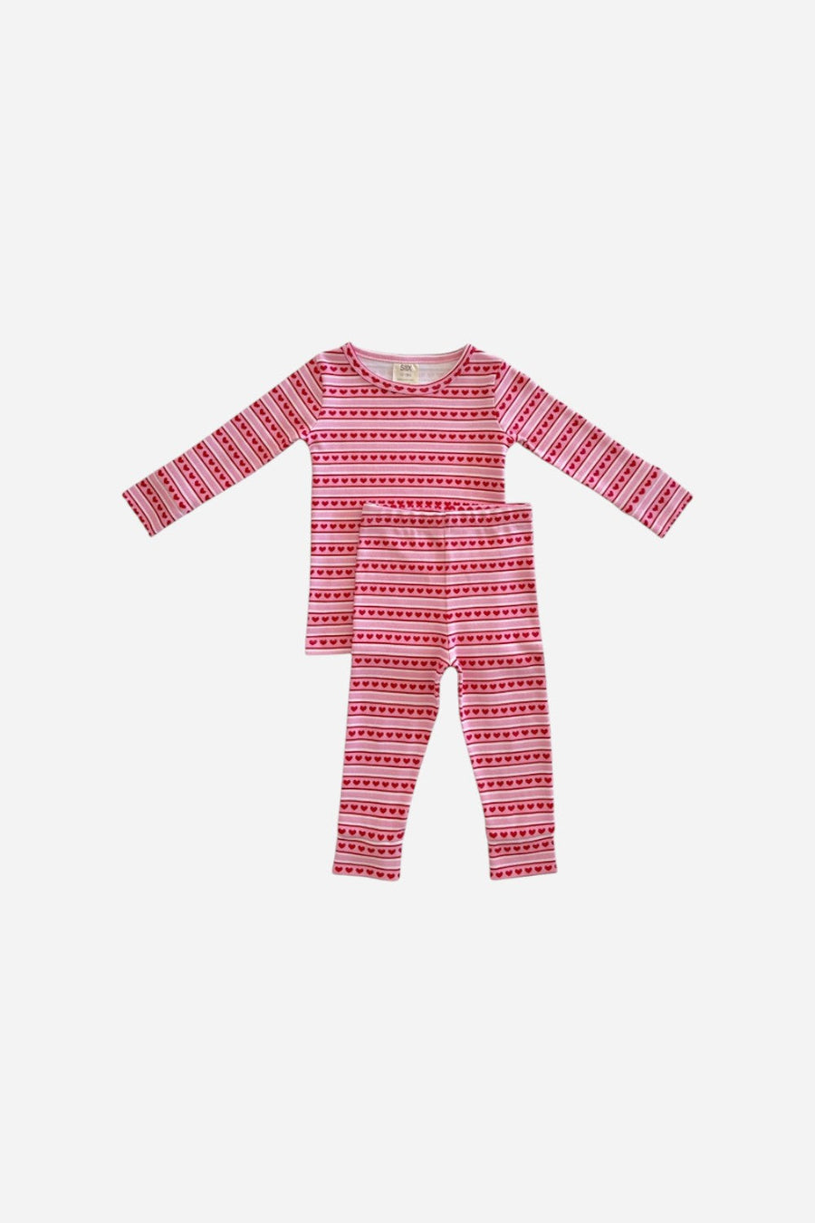 SIIX Collection Valentine Stripe 2-Piece Set – back view