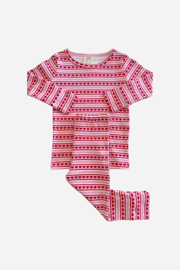 SIIX Collection Valentine Stripe 2-Piece Set