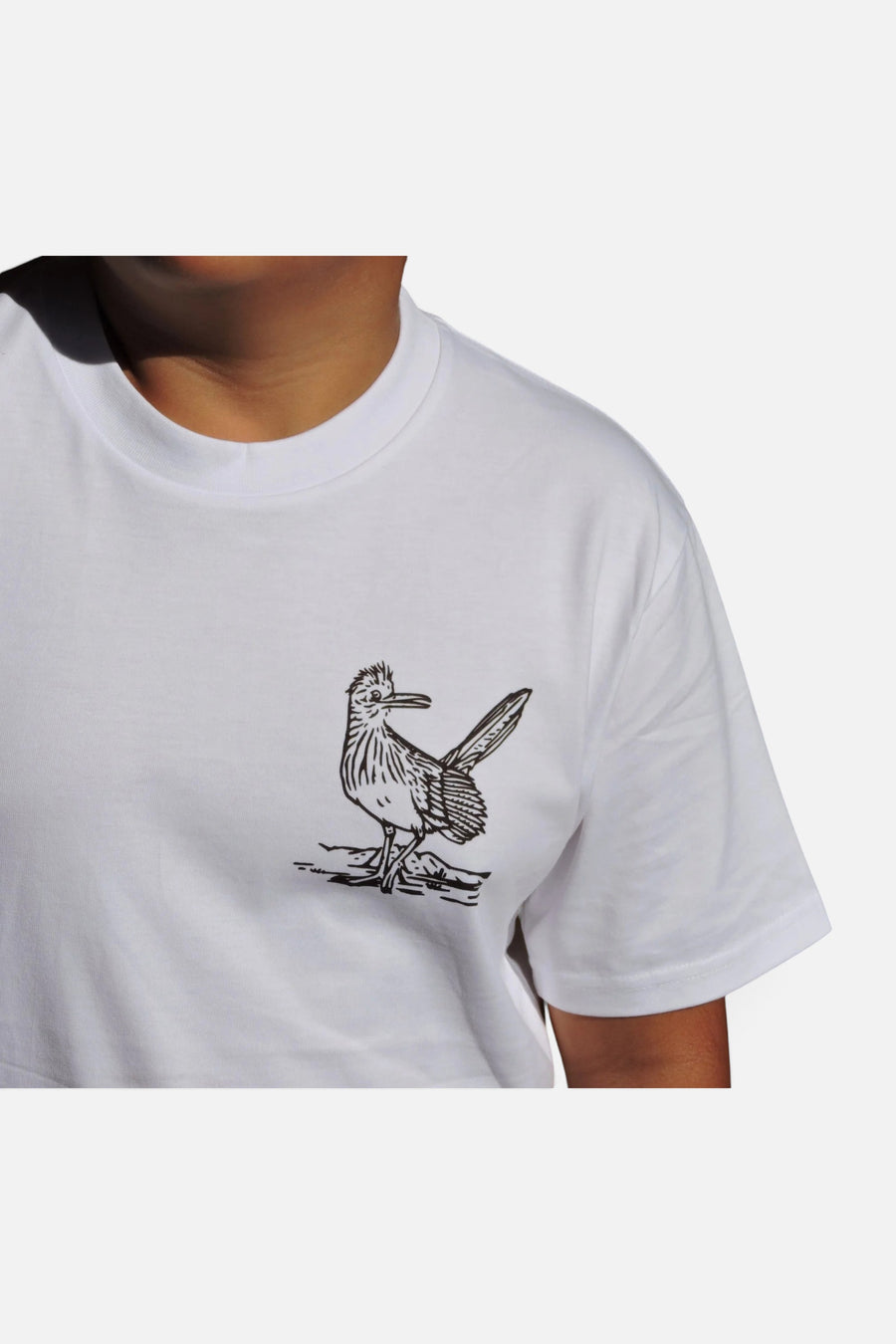Silver Spur Co Roadrunner Tee in White – back view