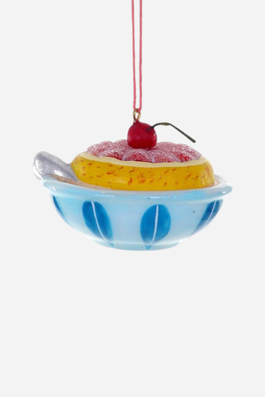 Sliced Grapefruit Ornament – front view