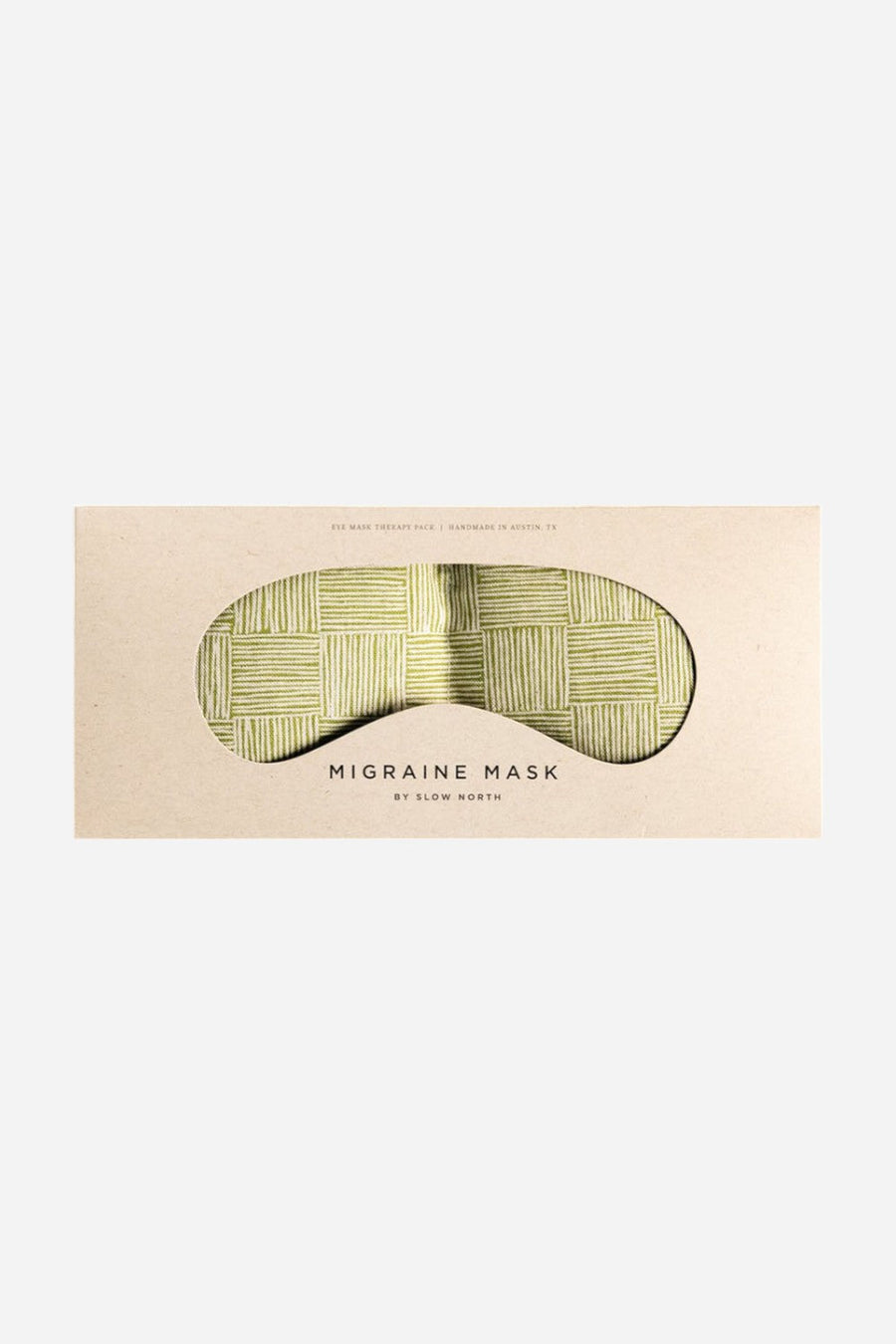 Slow North Greenhouse Eye Mask – front view