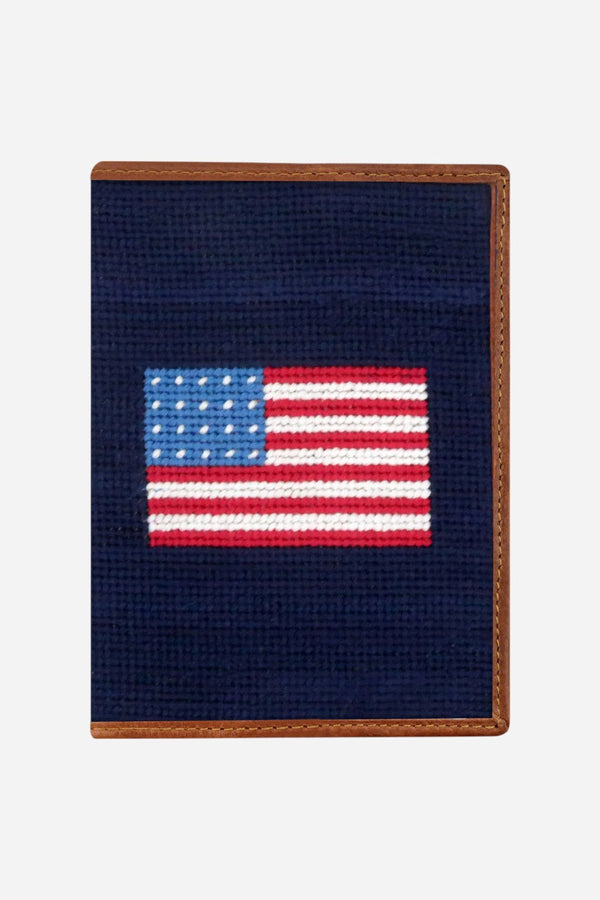 Smathers & Branson American Flag Passport Case (Dark Navy)