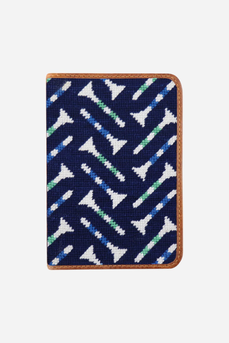 Smathers & Branson Golf Tee Pattern Scorecard Holder – front view