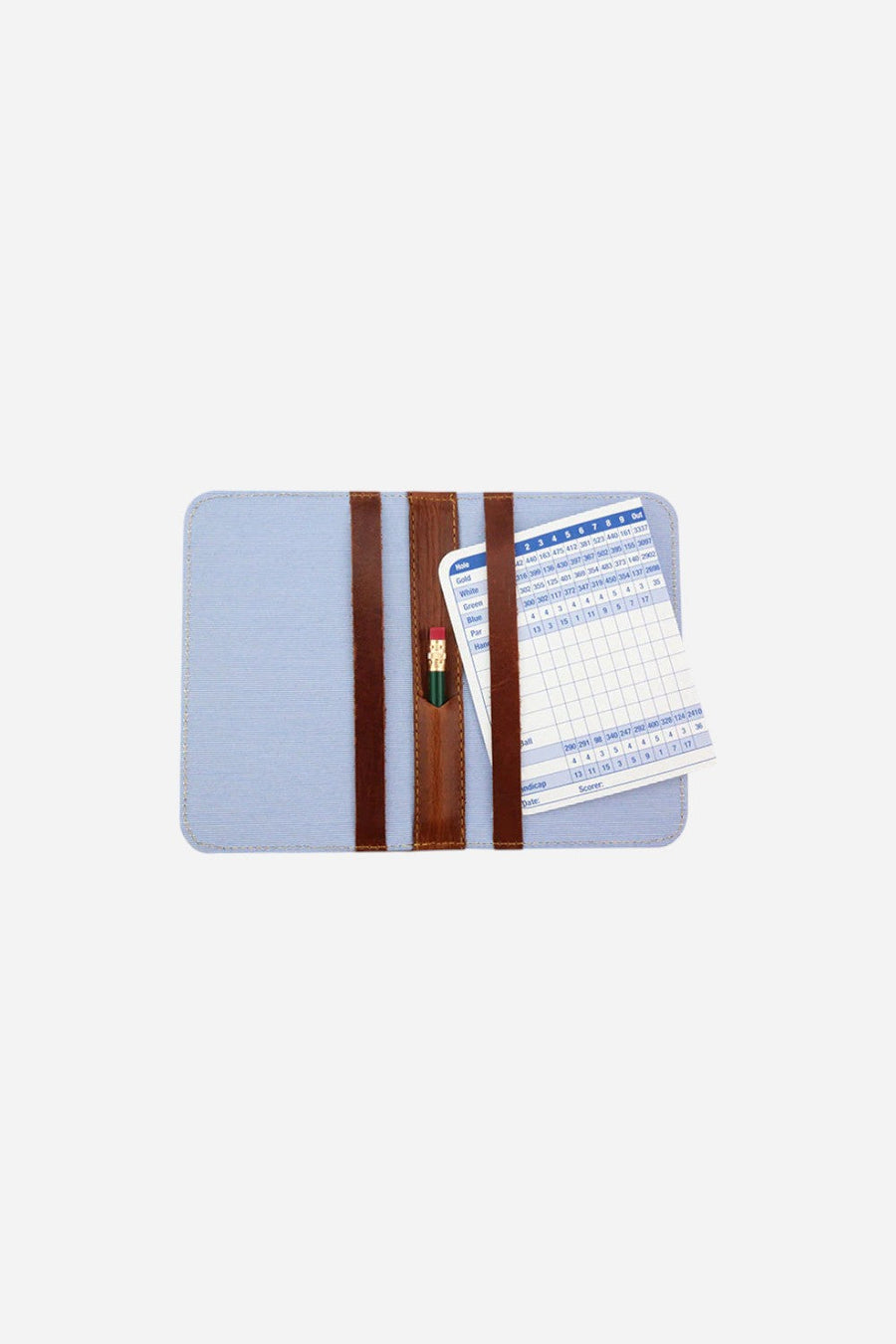 Smathers & Branson Golf Tee Pattern Scorecard Holder – side view