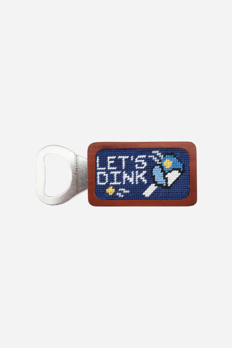 Smathers & Branson Let's Dink Bottle Opener Navy – front view