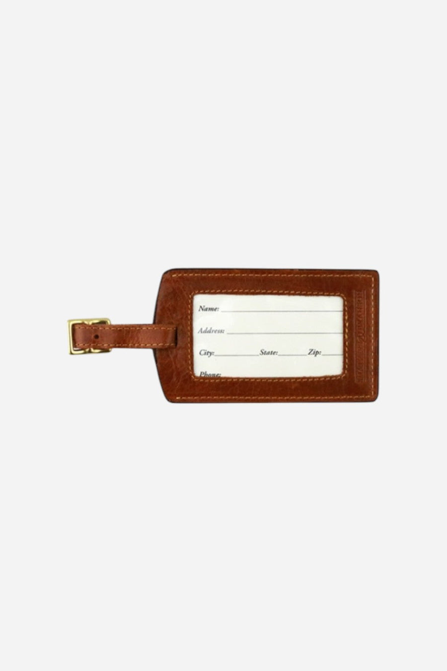 Smathers & Branson Texas Flag Luggage Tag – back view