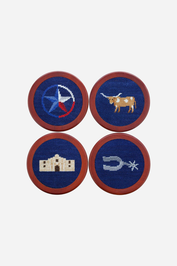 Smathers & Branson Texas Life Coasters in Classic Navy