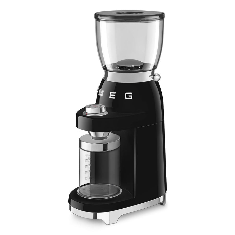 SMEG Coffee Grinder in Black – flat lay
