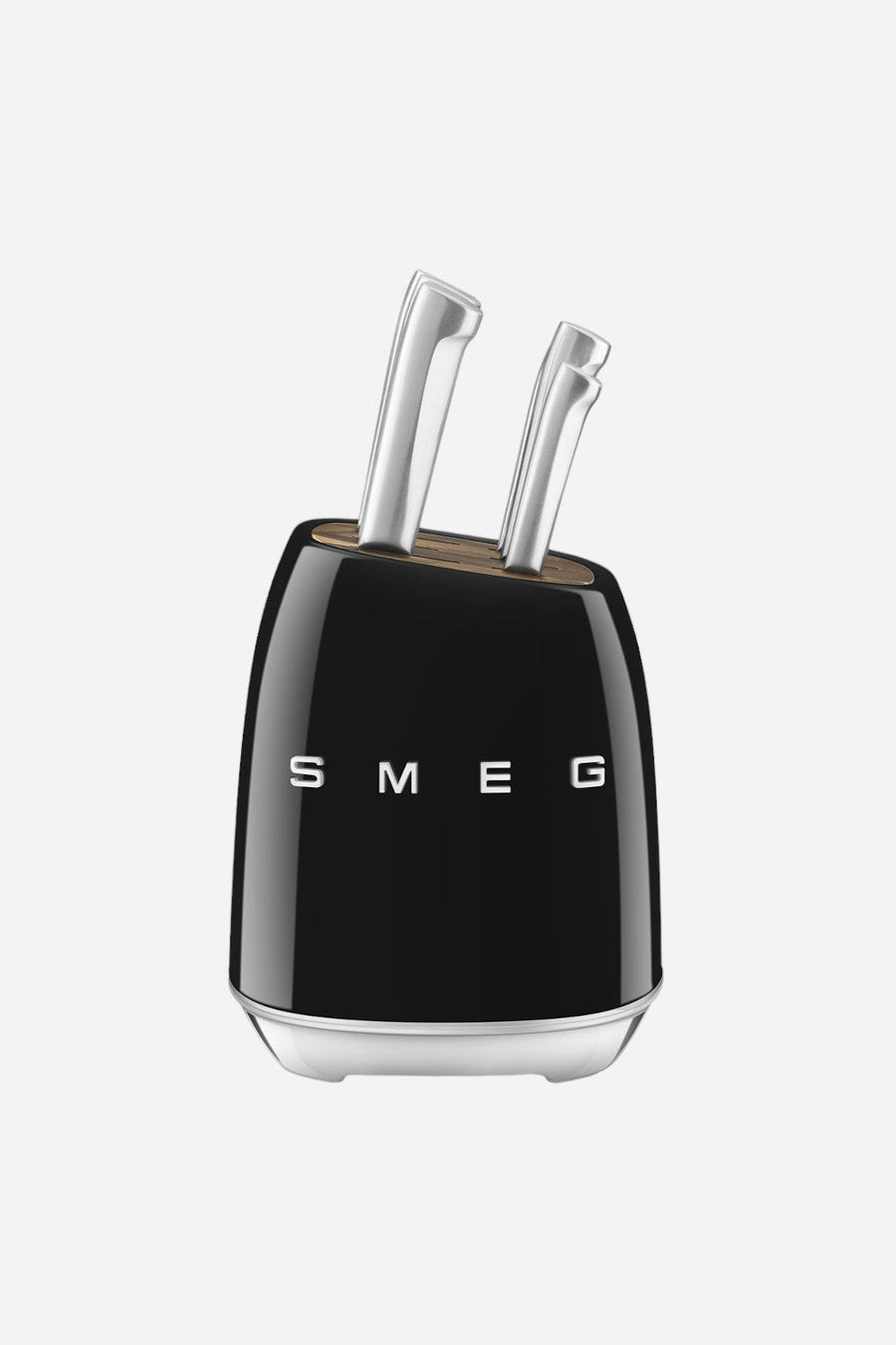 SMEG Knife Set in Black – front view