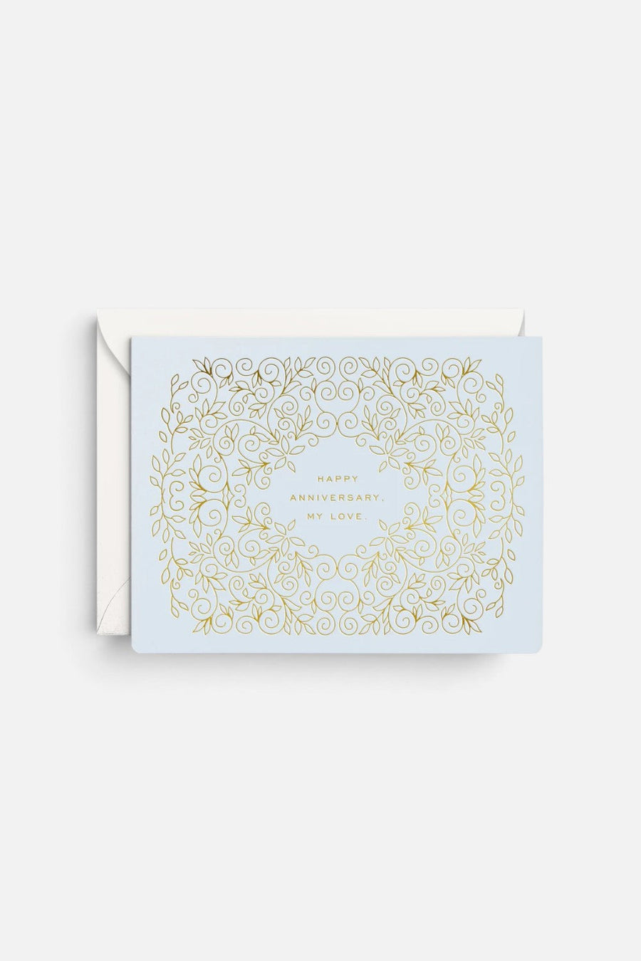 Smitten on Paper Anniversary My Love Greeting Card – front view