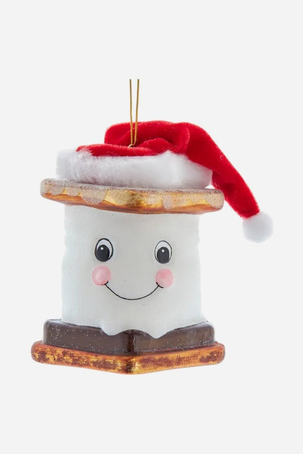 S'mores with Santa Hat Ornament