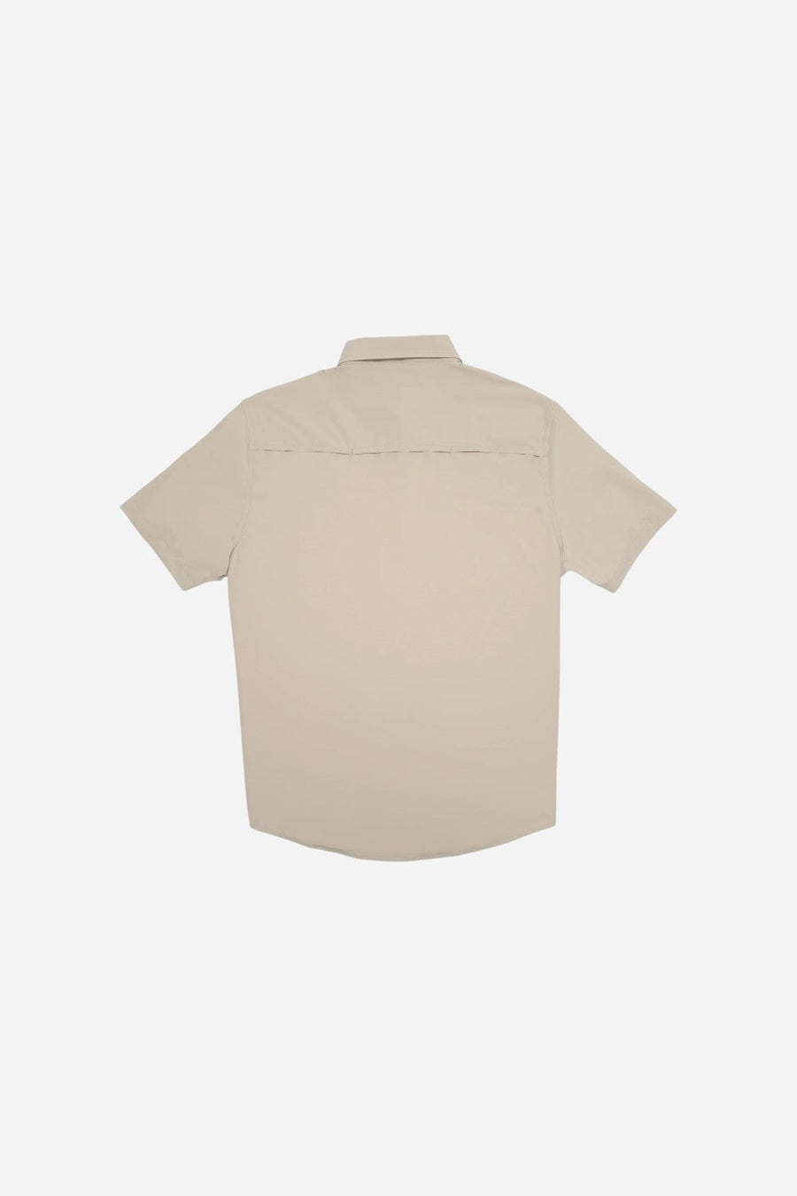 Snaps Clothing Inc. Traveler Short Sleeve in Sand – back view