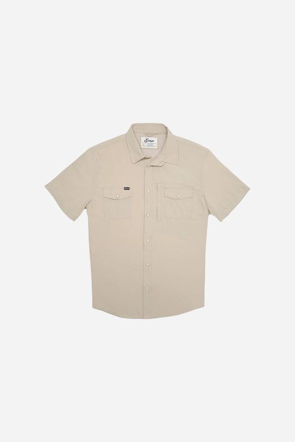 Snaps Clothing Inc. Traveler Short Sleeve in Sand
