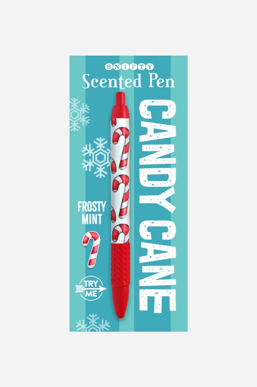 Snifty Candy Cane Scented Pen – front view