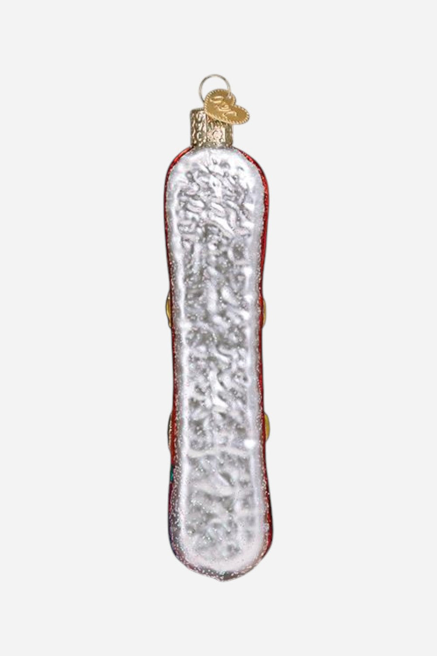 Snowboard Ornament – back view