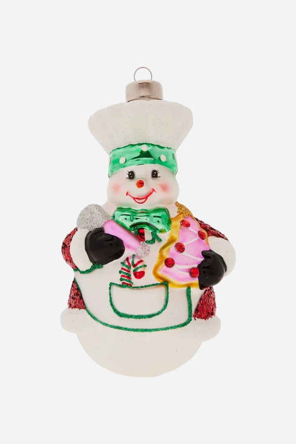 Snowman Baker Ornament