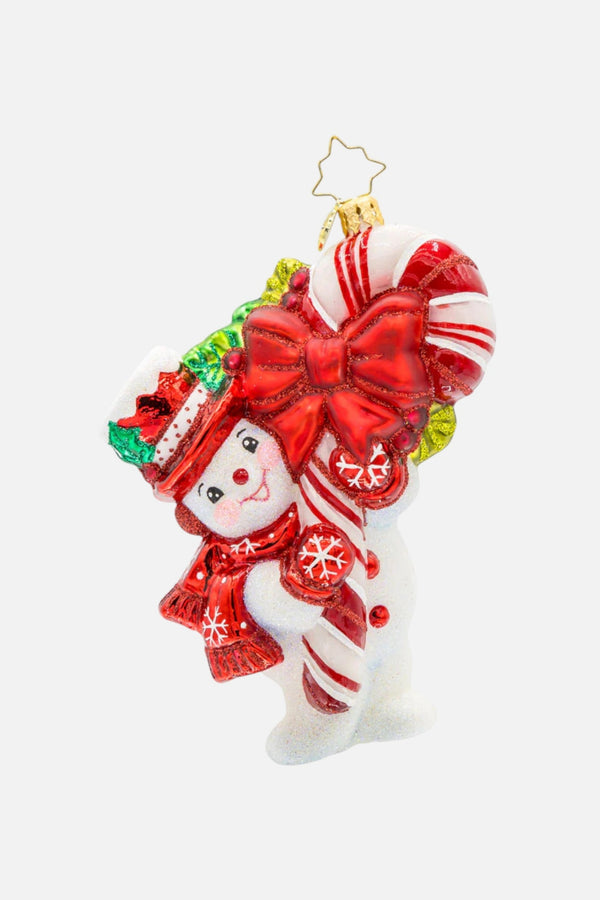 Snowy Retro Cheer Ornament