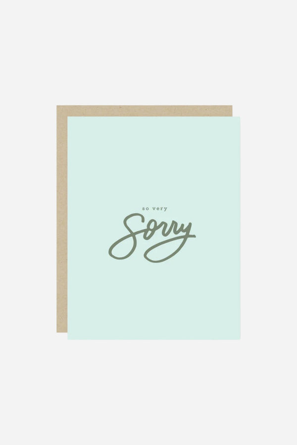 So Very Sorry Apology Card