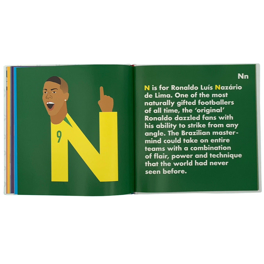 Soccer Legends Alphabet Book Men's Edition – detail