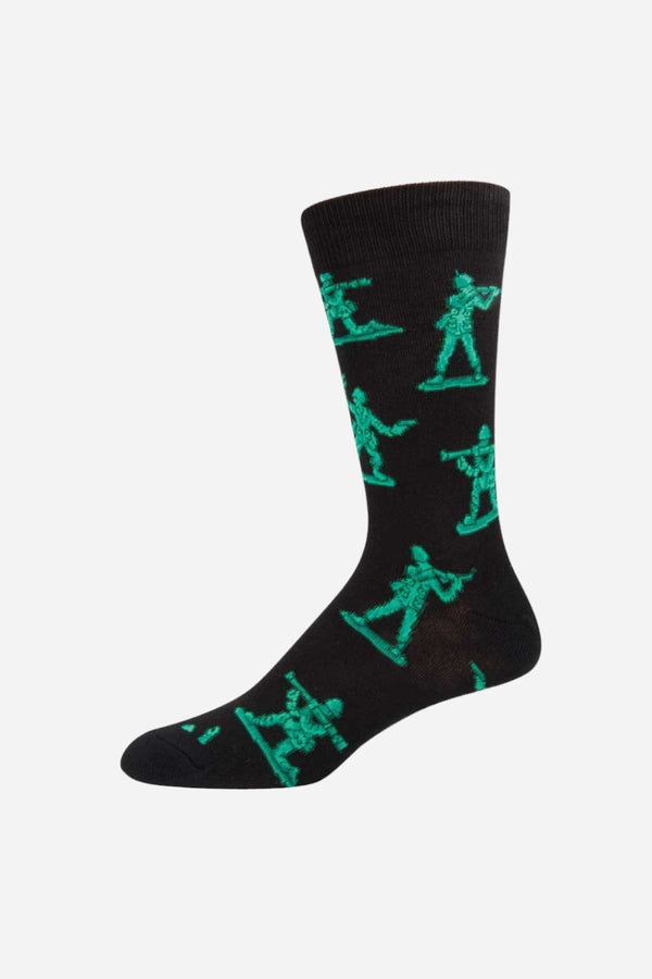 Socksmith Army Men Socks in Black