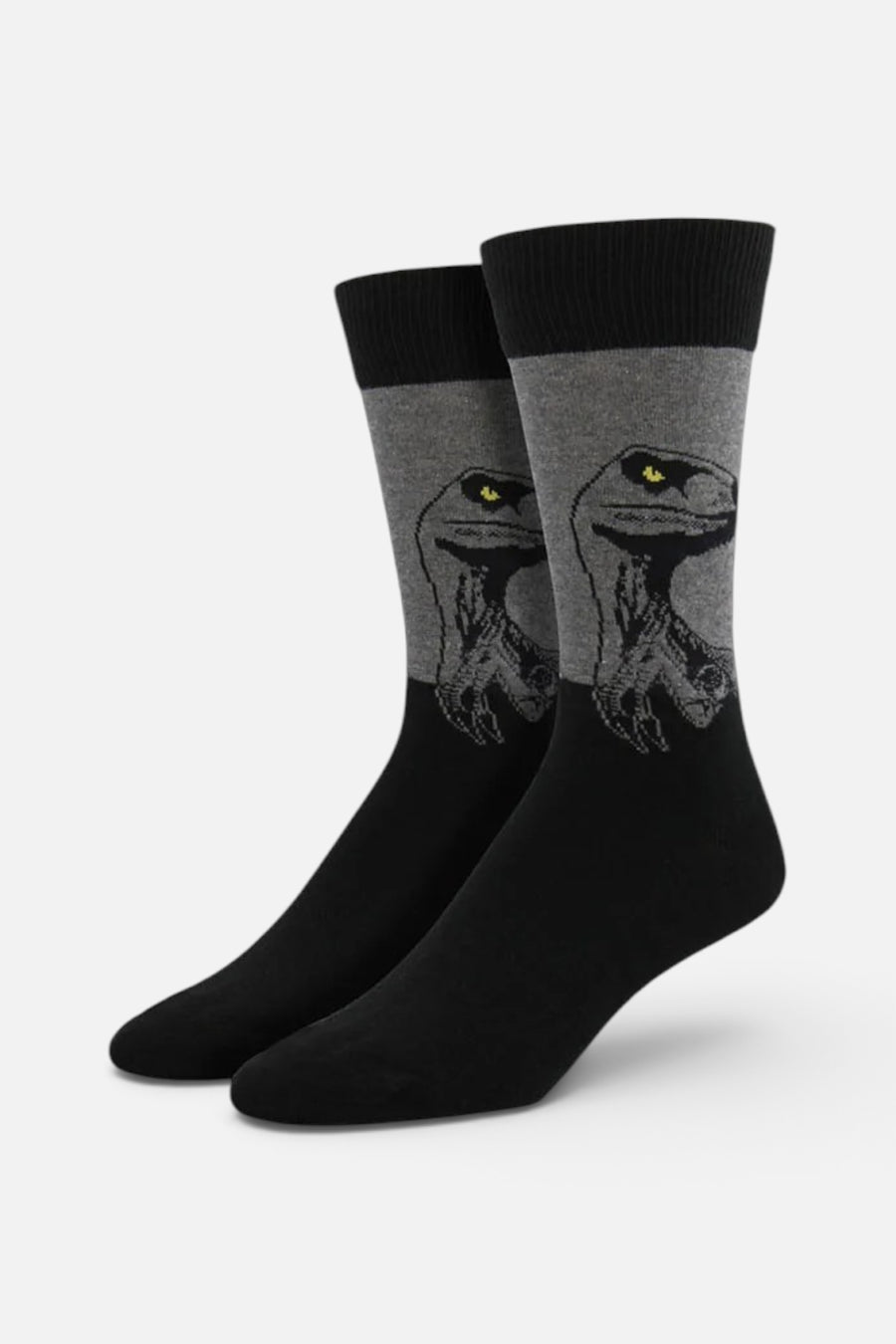 Socksmith Raptor Socks In Heather Grey – front view