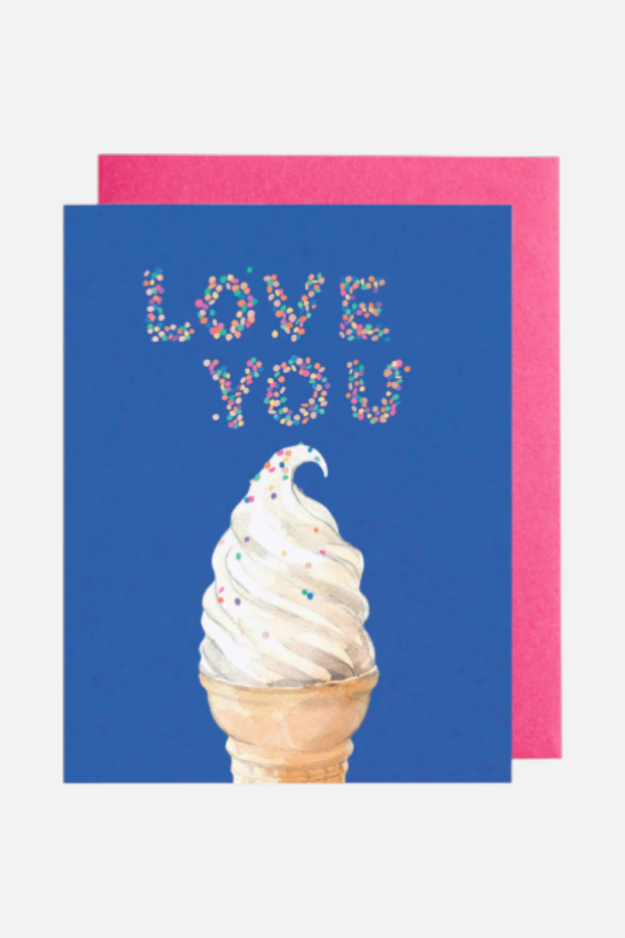 Soft Serve Love You Card – front view