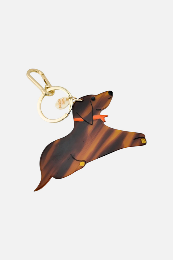 Solar Eclipse Dachshund Bag Charm