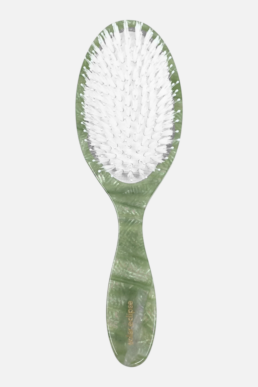 Solar Eclipse Daily Hairbrush in Bamboo – back view