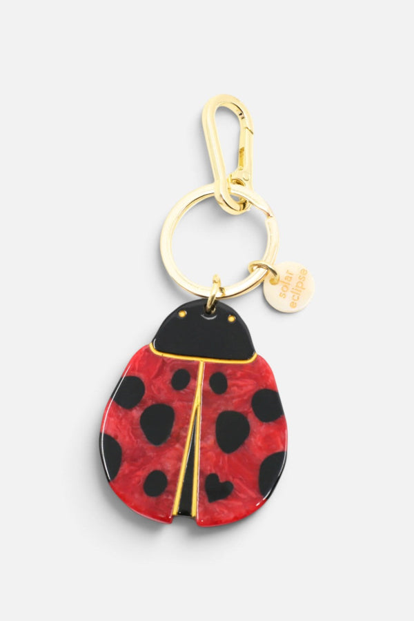 Solar Eclipse Ladybug Bag Charm