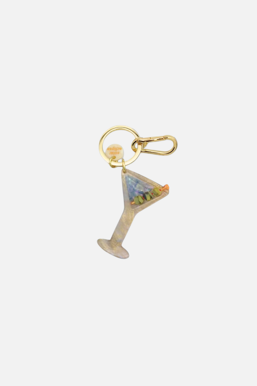 Solar Eclipse Martini Bag Charm – front view
