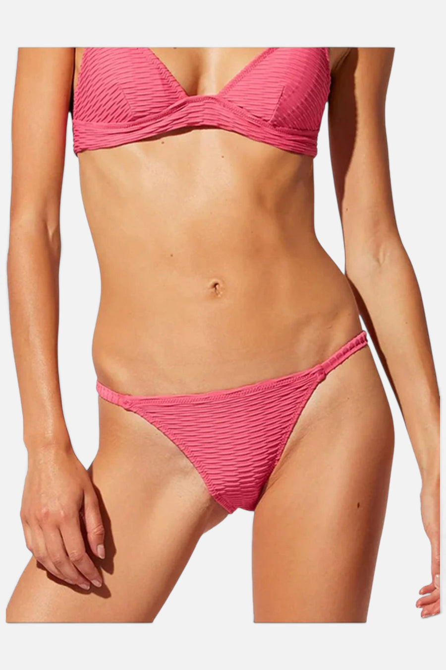 Solid & Striped Morgan Bottom In Strawberry – front view