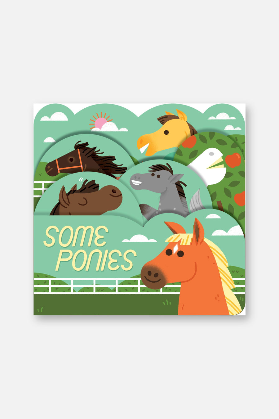Some Ponies: A lush multi-layered die cut reveal celebrating Ponies – front view