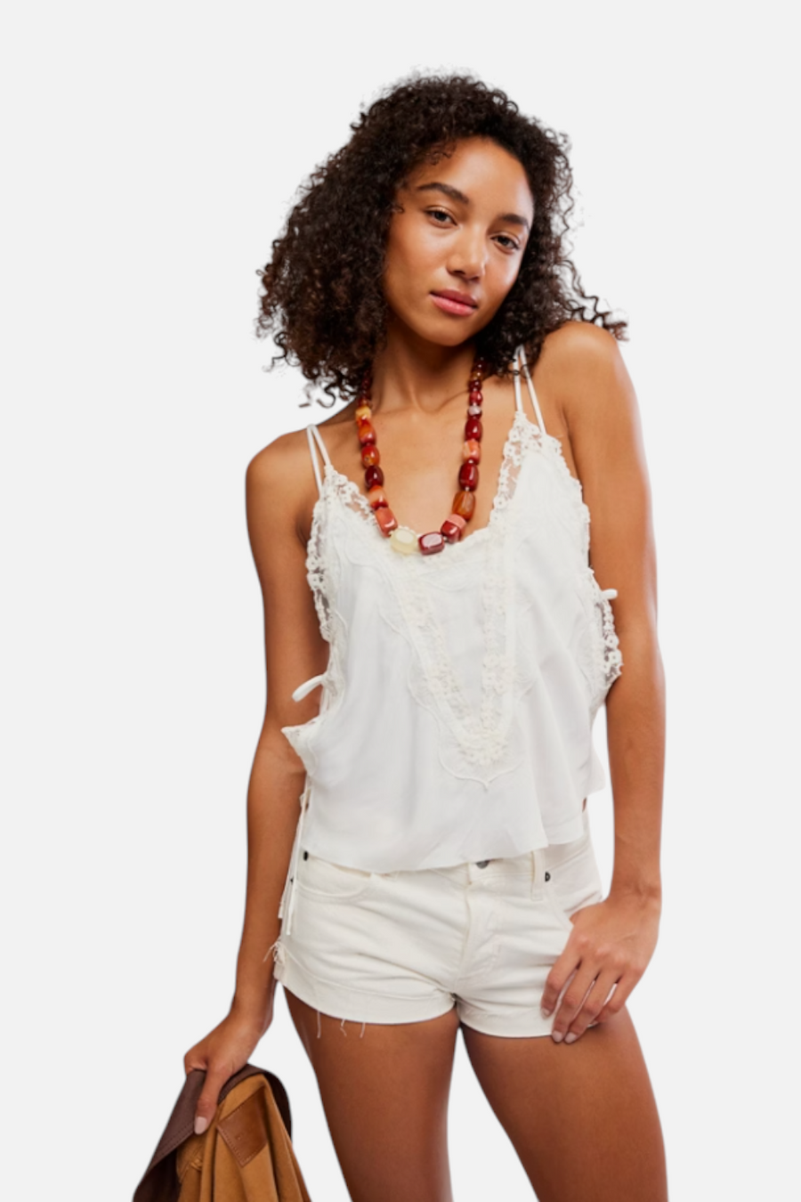 Free People Someone Like You Cami in Clean Ivory
