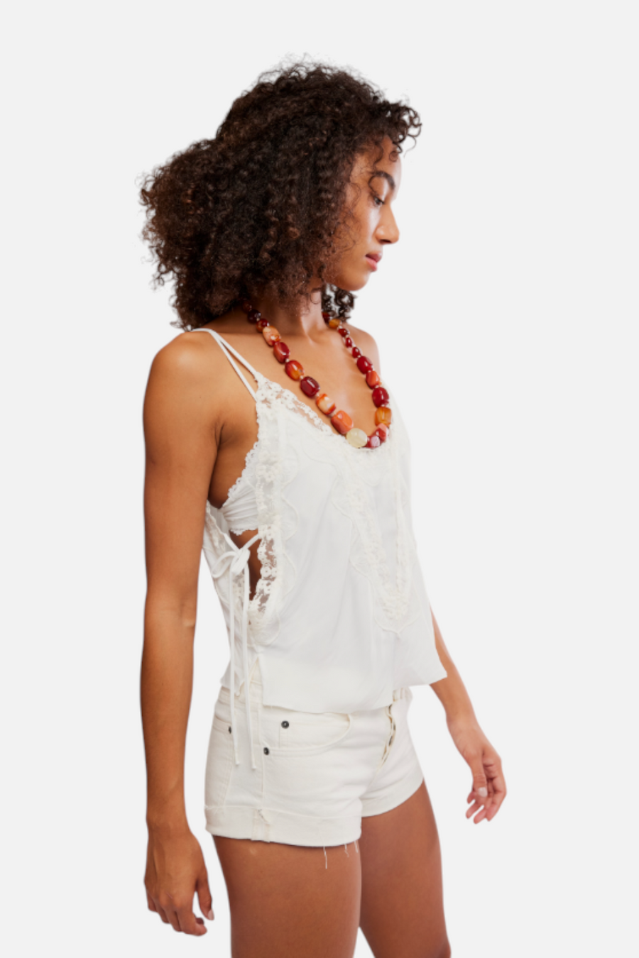 Free People Someone Like You Cami in Clean Ivory
