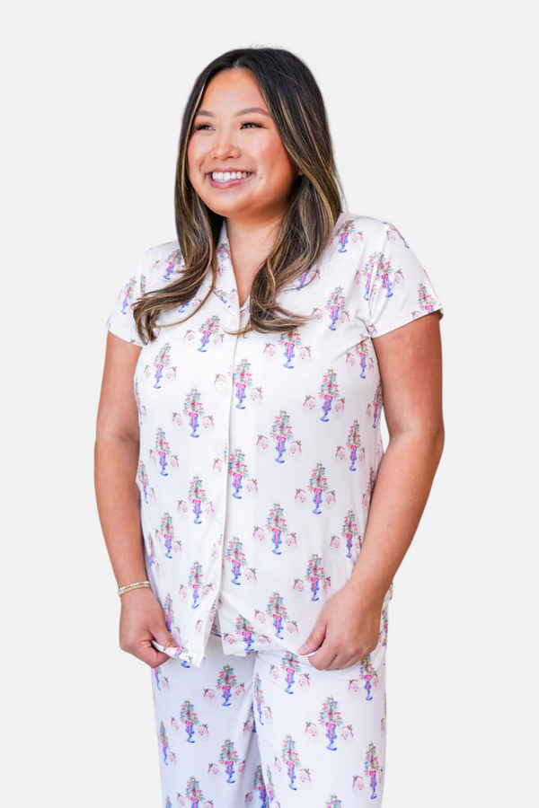 Sorority & Sister Sassy Santa PJ Set